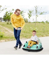 Qaba 12V Electric Ride on Bumper Car with Remote