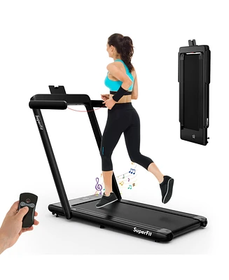 Gymax Motorized Treadmill Folding Under Desk Electric w/ App