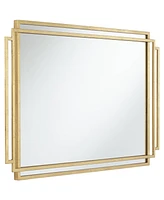 Uttermost Amherst Brushed Gold 24" x 38 1/2" Wall Mirror