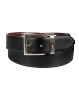 Tommy Hilfiger Men's Two-in-One Reversible Leather Dress Belt