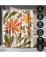 Americanflat 71x74 A Warm Day Shower Curtain - 100% Polyester Shower Curtain