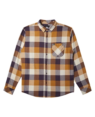 Quiksilver Men's Motherfly Flannel Long Sleeve Shirt