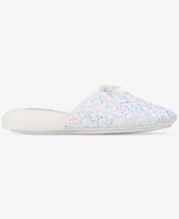 Charter Club Women's Leafy Floral Quilted Slippers, Exclusively at Macy's