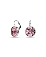 Swarovski Round Cut Bella Drop Earrings