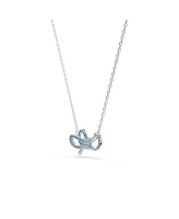 Swarovski Lifelong Bow Rhodium Plated Set