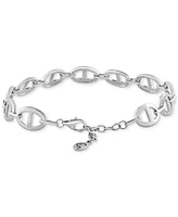 Effy Diamond Pave Mariner Link Bracelet (1/2 ct. t.w.) in Sterling Silver