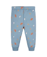 Gerber Toddler Boys Blue Leaves Sweatshirt & Pant Set