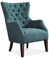 Madison Park Hannah Button Tufted Wing Accent Chair