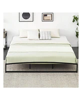 gaomon Bed Frame, 10 Inch Low Profile Platform Bed Frame, Heavy Duty Metal Full Size Bed, Mattress Foundation With Steel Slat Support, 10 Inch Height
