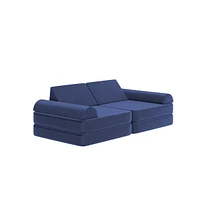 Emma+Oliver Conner Modular Play Couch For Kids With Convertible 6-Piece Design And Soft Foam Cushions