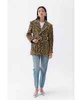 Nocturne Women's Leopard Print Jacket