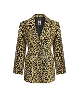 Nocturne Women's Leopard Print Jacket