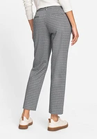 Olsen Women's Lisa Fit Straight Leg Geo Pant