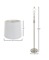 Lavish Home Lighting Table and Floor Lamp, Set of 3