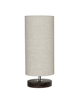 Lavish Home 12.25" Modern Led Cylinder Table Lamp