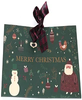 Fraas Santa and Snowman Cashmink Scarf