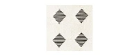 Bayshore Home Textured Tones Diamonds 5'1"x7'1" Area Rug