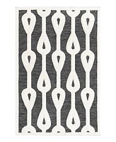 Bayshore Home Textured Tones Drops 4'1"x6'1" Area Rug