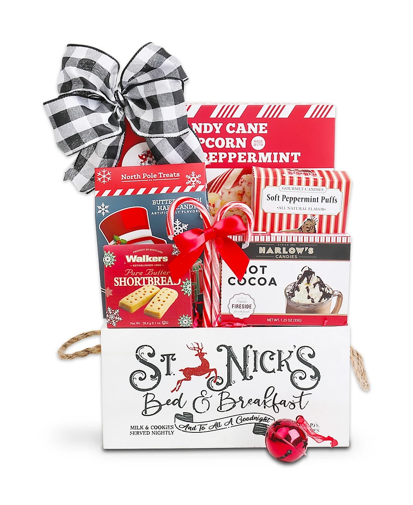 Alder Creek Gift Baskets St. Nick's Bed Breakfast Gift Basket, 10 Piece