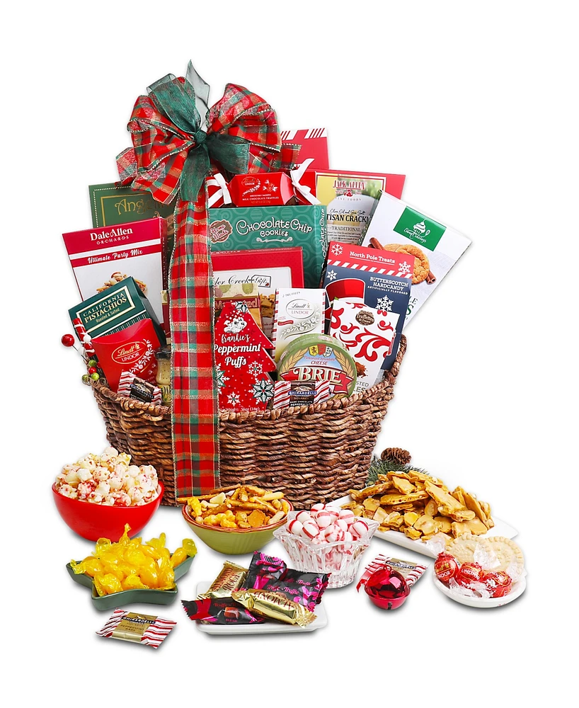 Alder Creek Gift Baskets Gourmet Holiday Greetings, 20 Piece