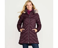 Lands' End Women's Insulated Cozy Fleece Lined Winter Coat