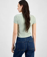 Self Esteem Juniors' Soft Ribbed Baby Tee