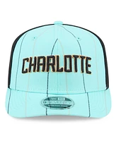 New Era Men's Turquoise Charlotte Hornets 2024/25 City Edition 9SEVENTY Stretch-Snap Hat