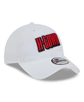 New Era Men's White Houston Rockets 2024/25 City Edition 9TWENTY Adjustable Hat