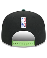 New Era Men's Black Boston Celtics 2024/25 City Edition 9FIFTY Snapback Hat