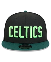 New Era Men's Black Boston Celtics 2024/25 City Edition 9FIFTY Snapback Hat