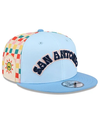 New Era Men's Light Blue San Antonio Spurs 2024/25 City Edition 9FIFTY Snapback Hat