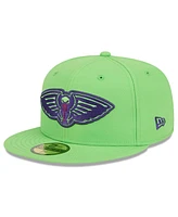 New Era Men's Green Orleans Pelicans 2024/25 City Edition Alternate 59FIFTY Fitted Hat