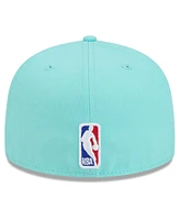 New Era Men's Turquoise Charlotte Hornets 2024/25 City Edition Alternate 59FIFTY Fitted Hat