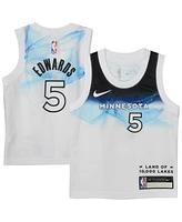 Nike Toddler Anthony Edwards White Minnesota Timberwolves 2024/25 Swingman Player Jersey - City Edition