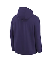 Nike Big Boys and Girls Purple New Orleans Pelicans 2024/25 City Edition Club Fleece Pullover Hoodie