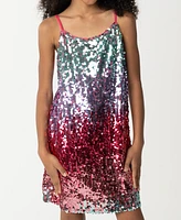 Sparkle & Shine Big Girls Sequin Sleeveless Dress