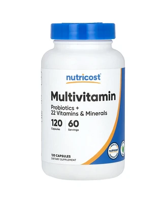 Nutricost Multivitamin Probiotics + 22 Vitamins & Minerals