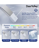 DeerValley Smart Bidet Elongated Toilet, Auto Open & Close, Heated Seat, Wireless Remote Control, Premium