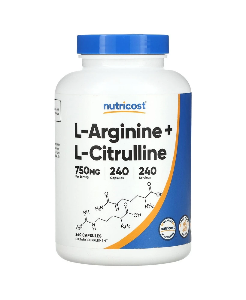 Nutricost L-Arginine + L-Citrulline