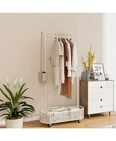 Gouun Kid Clothes Rack with 3 Adjustable Heights and Wheels