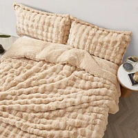 Snowball Chunky Bunny - Coma Inducer� Oversized Comforter Set - Holland Lop Tan,Queen