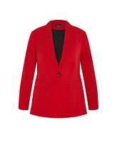 City Chic Plus Clea Blazer