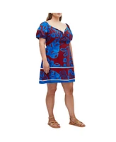 City Chic Plus Marcie Print Dress