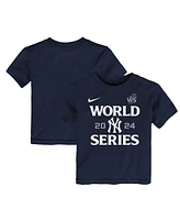 Nike Toddler Navy New York Yankees 2024 World Series Authentic Collection T-Shirt