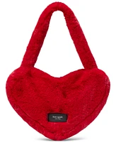 kate spade new york Luver Faux Fur Medium Heart Tote