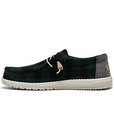 Hey Dude Men's Wendy Buffalo Plaid Casual Sneakers from Finish Line