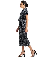 Natori Women's Floral-Embroidered Jumpsuit