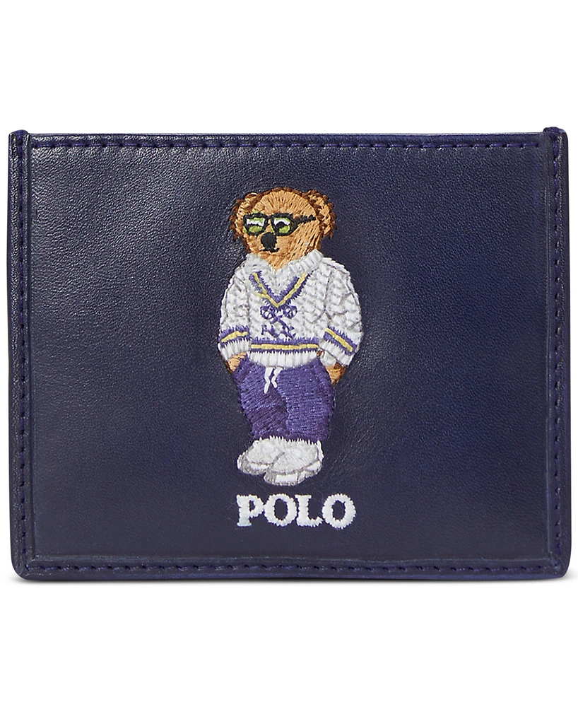 Polo Ralph Lauren Men's Polo Bear Leather Card Case