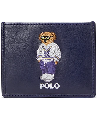 Polo Ralph Lauren Men's Polo Bear Leather Card Case