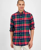 Club Room Men's Regular-Fit Plaid Flannel Shirt